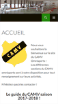 Mobile Screenshot of camv.fr