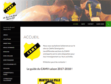 Tablet Screenshot of camv.fr
